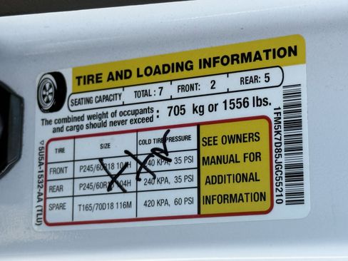 Used 2018 Ford Explorer XLT w/ Equipment Group 202A image 30