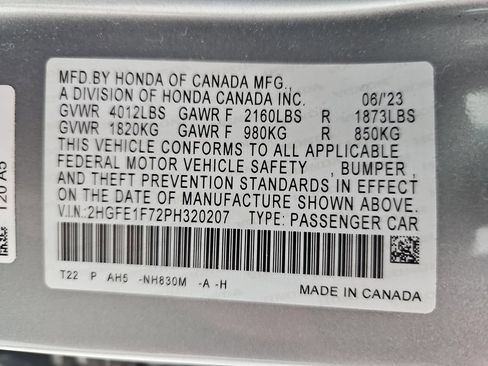 Used 2023 Honda Civic EX image 42