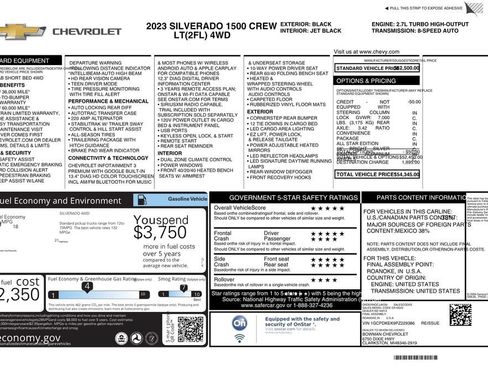 Used 2023 Chevrolet Silverado 1500 LT AWD/4WD image 31