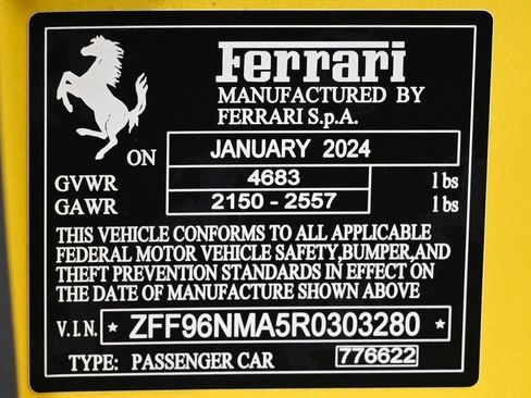Certified 2024 Ferrari SF90 Spider AWD/4WD image 28