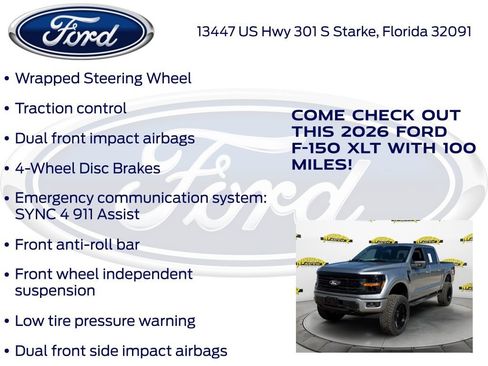 New 2026 Ford F150 XLT w/ FX4 Off-Road Package AWD/4WD image 30