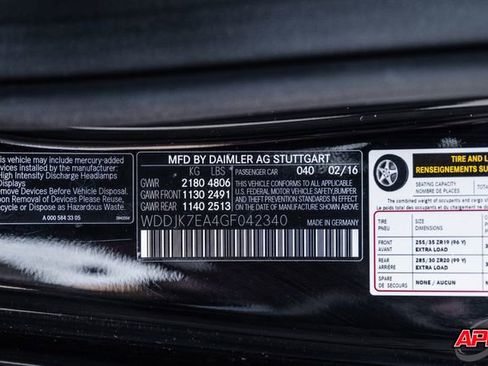 Used 2016 Mercedes-Benz SL 63 AMG AMG SL 63 w/ Driver Assistance Package image 83