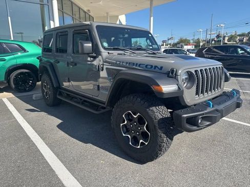 Used 2021 Jeep Wrangler Unlimited Rubicon 4xe w/ Steel Bumper Group image 5