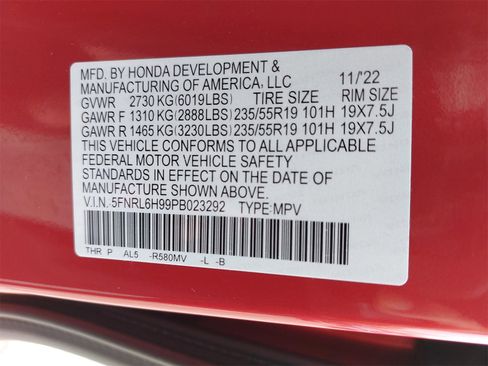 Used 2023 Honda Odyssey Elite image 41