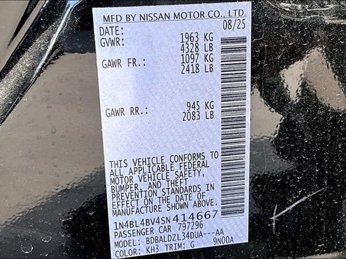 New 2025 Nissan Altima 2.5 S image 8