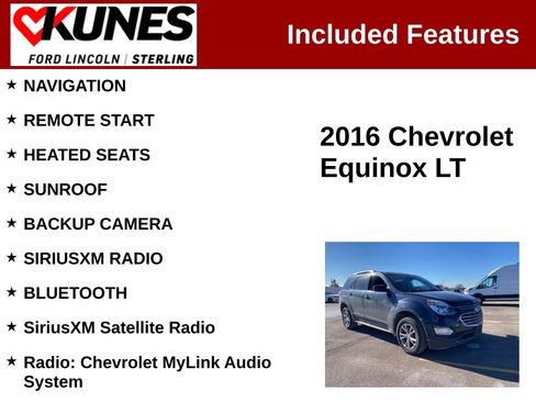 Used 2016 Chevrolet Equinox LT image 2