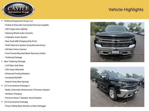 Used 2019 Chevrolet Silverado 1500 LTZ w/ LTZ Plus Package AWD/4WD image 10