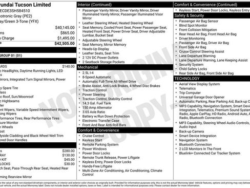 Used 2025 Hyundai Tucson Limited AWD/4WD image 36