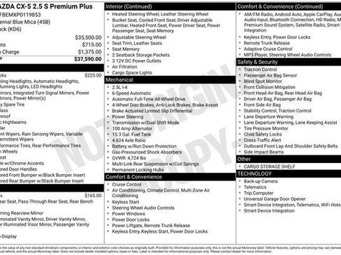 Used 2023 MAZDA CX-5 AWD 2.5 S w/ Premium Plus Pkg image 15