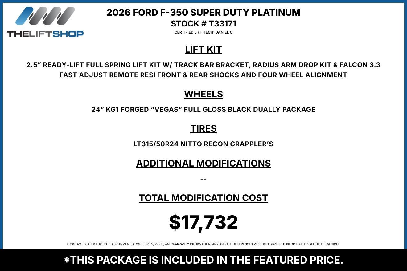 Used 2026 Ford F350 Platinum AWD/4WD image 2