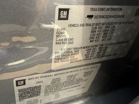 Used 2021 GMC Sierra 1500 Elevation RWD image 22