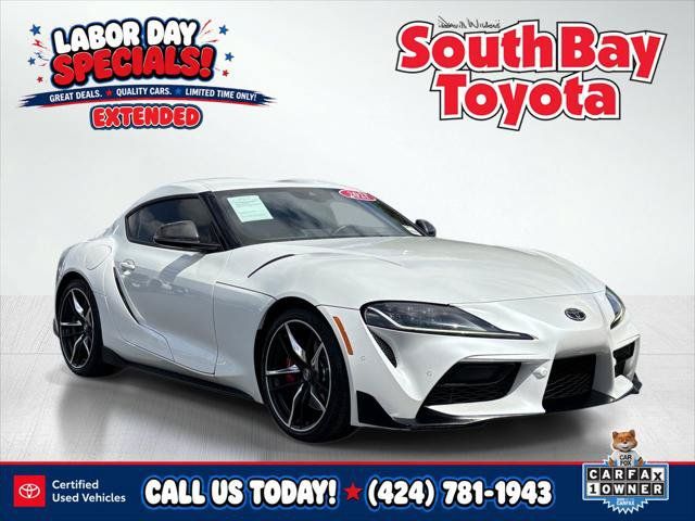 Certified 2021 Toyota Supra Premium w/ Driver Assist Package RWD image 1