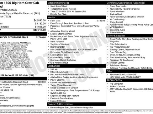 Used 2020 RAM 1500 Big Horn AWD/4WD image 29