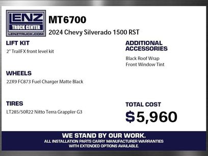 Used 2024 Chevrolet Silverado 1500 RST w/ Z71 Off-Road Package
