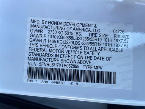 New 2026 Honda Odyssey Sport-L image 35