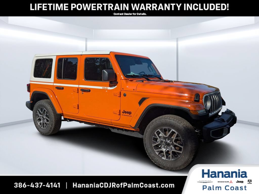 New 2026 Jeep Wrangler Unlimited Sahara w/ Whitecap Package AWD/4WD image 1