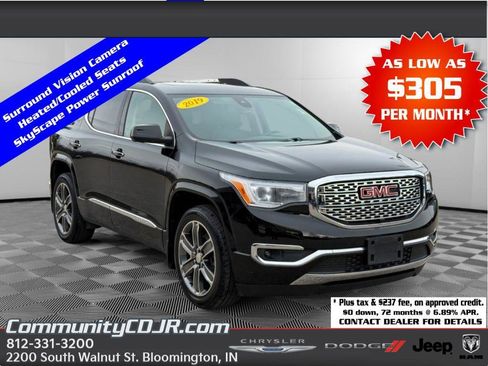 Used 2019 GMC Acadia Denali w/ Technology Package image 1