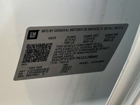 Used 2019 Chevrolet Silverado 1500 Custom Trail Boss w/ Custom Convenience Package image 25