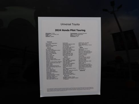 Used 2024 Honda Pilot Touring image 54