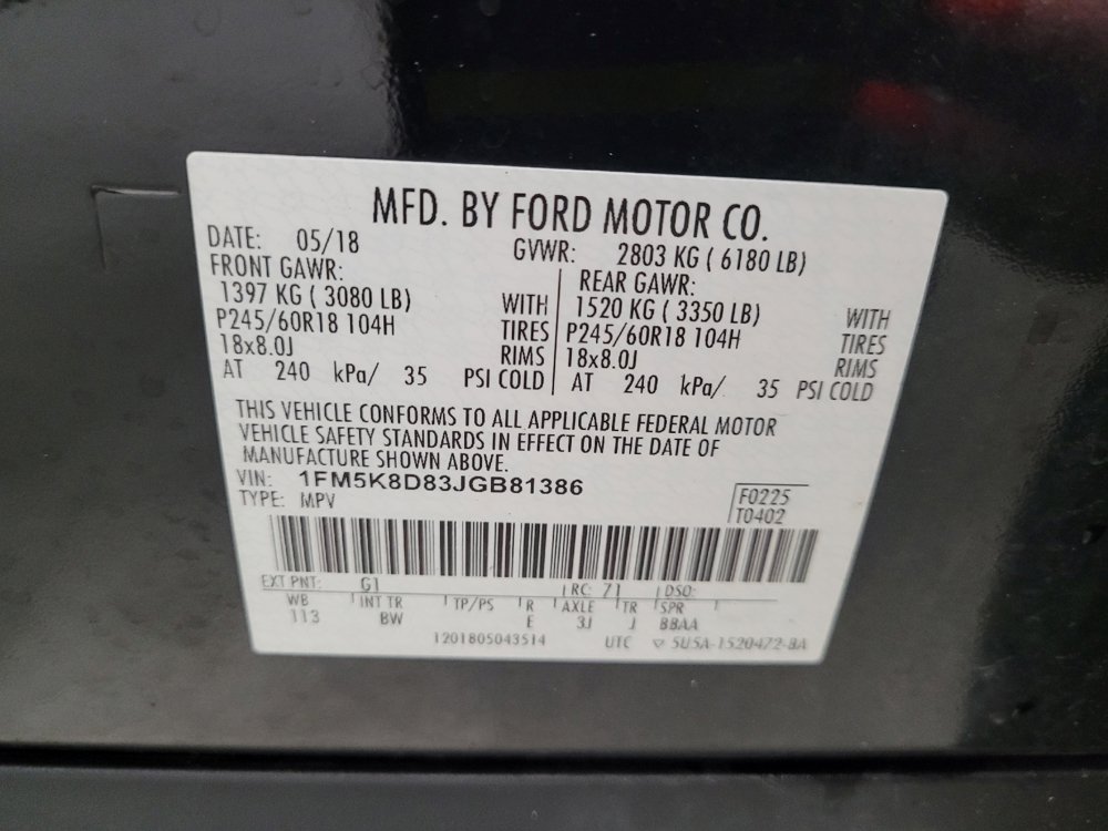 Used 2018 Ford Explorer XLT w/ Equipment Group 202A AWD/4WD image 33