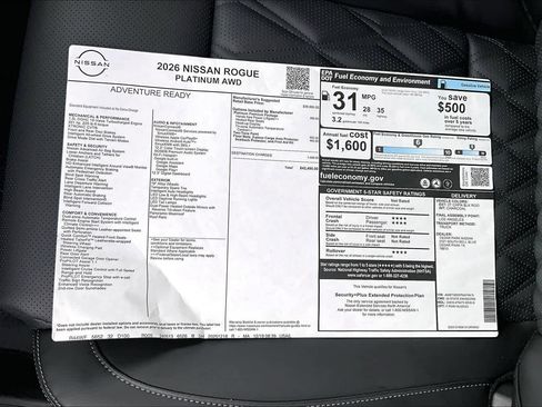 New 2026 Nissan Rogue Platinum image 21