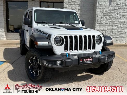 Used 2022 Jeep Wrangler Unlimited Rubicon 4xe w/ Cold Weather Group image 1
