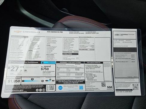 New 2026 Chevrolet Equinox RS w/ Safety and Technology Package FWD image 18