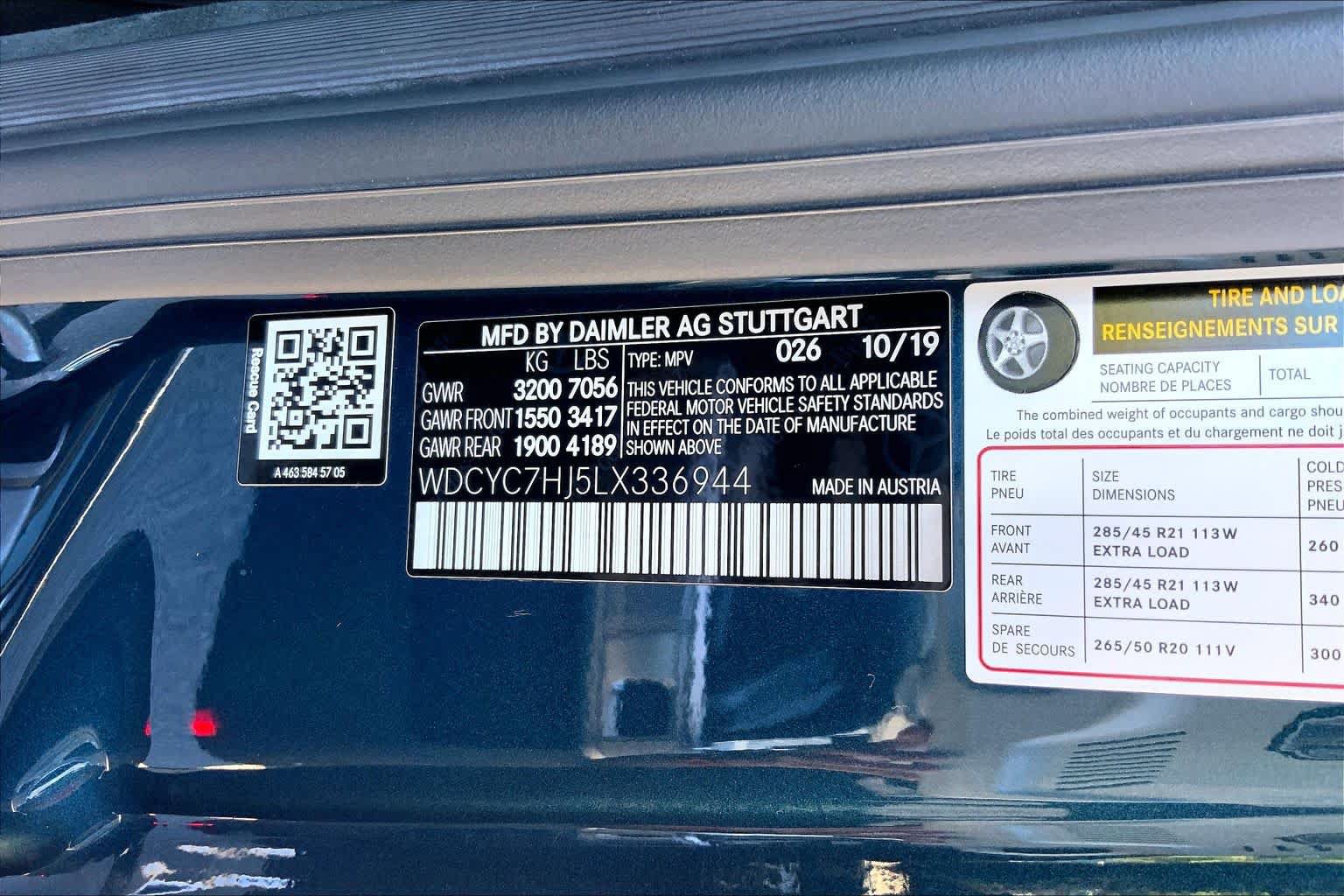Certified 2020 Mercedes-Benz G 63 AMG 4MATIC image 37