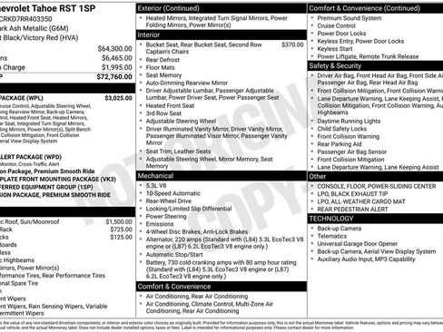 Used 2024 Chevrolet Tahoe RST w/ Luxury Package RWD image 4