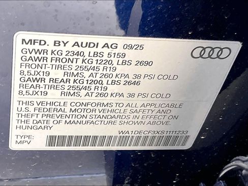 New 2025 Audi Q3 2.0T Premium image 19
