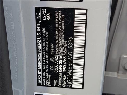 Certified 2023 Mercedes-Benz EQS 580 4MATIC SUV image 19