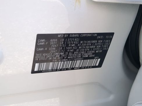 New 2026 Subaru Ascent Bronze Edition image 35