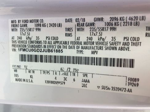 Used 2018 Ford Escape SE image 21