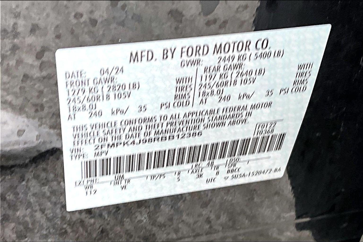 Used 2024 Ford Edge SEL w/ Convenience Package AWD/4WD image 35
