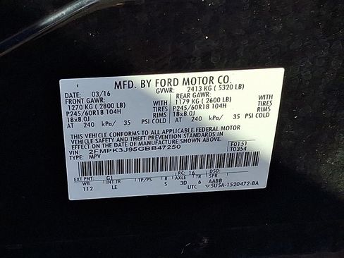 Used 2016 Ford Edge SEL w/ Equipment Group 201A FWD image 26