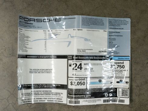 Used 2021 Porsche 718 Boxster RWD image 74
