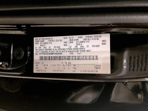 Used 2021 Ford F150 Lariat w/ Equipment Group 502A High AWD/4WD image 29