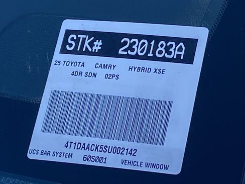 Certified 2025 Toyota Camry XSE image 31