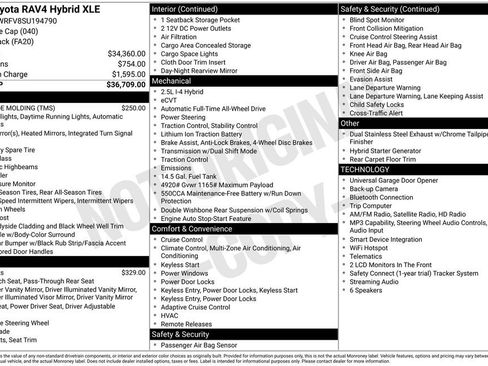 Certified 2025 Toyota RAV4 XLE AWD/4WD image 24