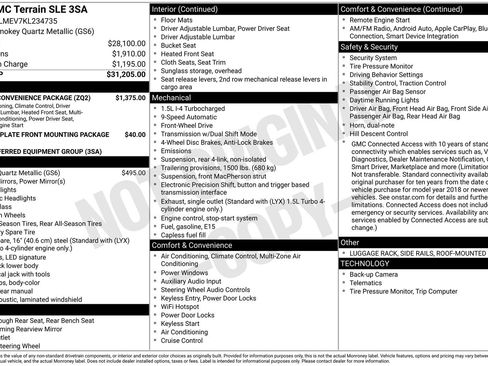 Used 2019 GMC Terrain SLE w/ Driver Convenience Package image 8