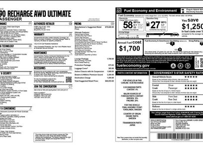 Used 2024 Volvo XC90 T8 Ultimate w/ Lounge Package