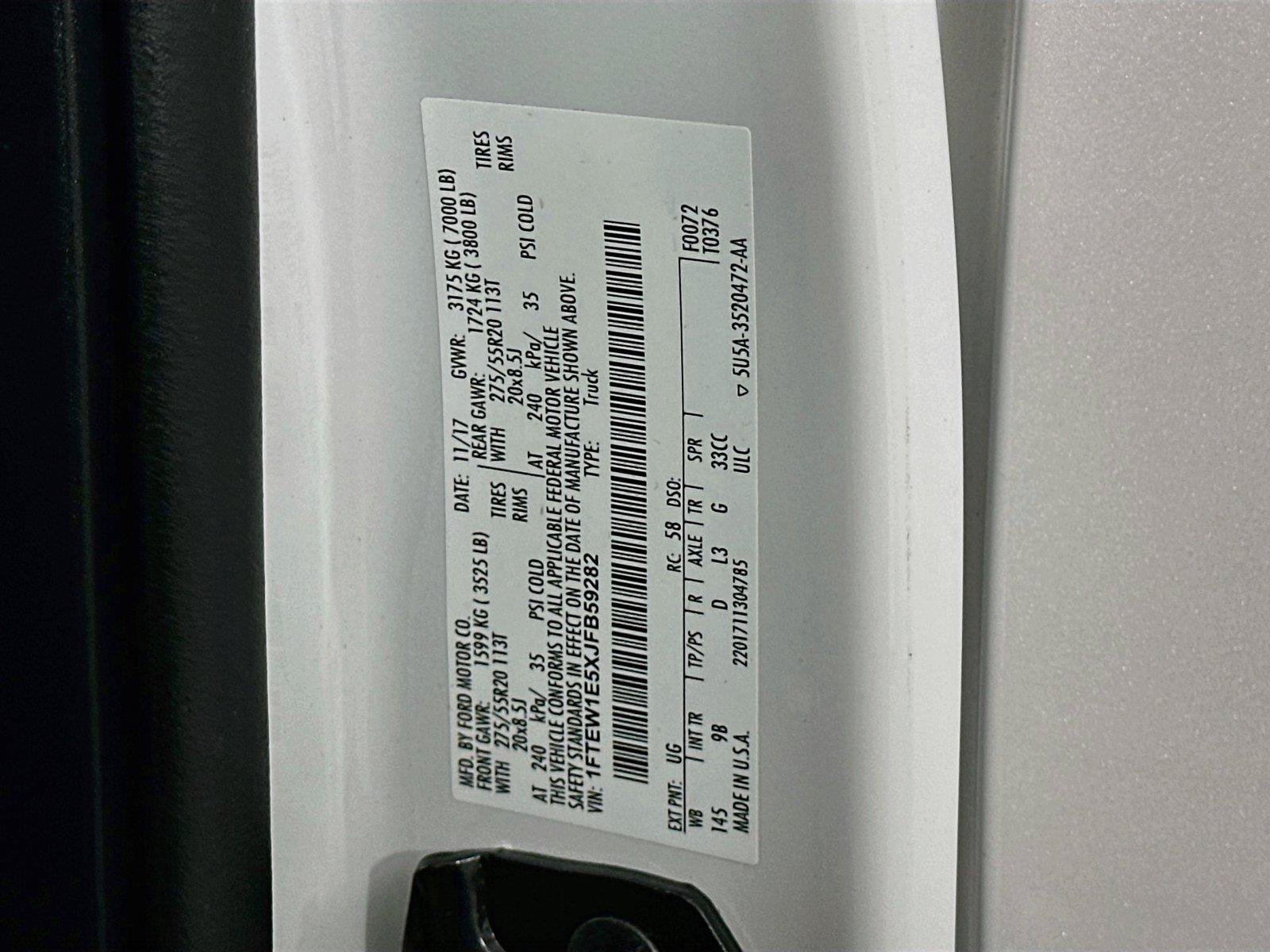 Used 2018 Ford F150 Platinum w/ Equipment Group 701A Luxury AWD/4WD image 24