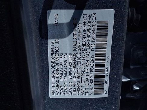 Used 2025 Honda Accord SE image 23