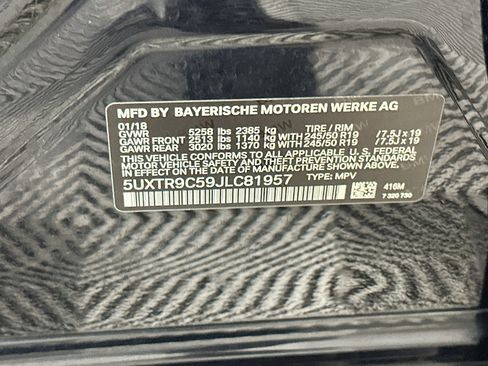 Used 2018 BMW X3 xDrive30i AWD/4WD image 12