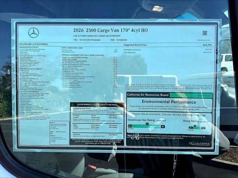 New 2026 Mercedes-Benz Sprinter 2500 image 19