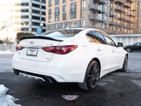 Used 2018 INFINITI Q50 Red Sport 400 w/ Proactive Package image 7