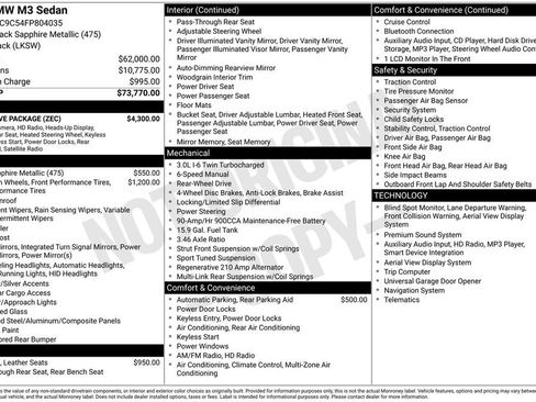 Used 2015 BMW M3 image 3