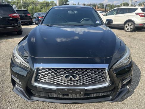 Used 2019 INFINITI Q50 Red Sport 400 w/ Sensory Package image 2