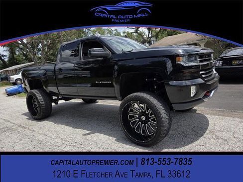 Used 2017 Chevrolet Silverado 1500 W/T w/ Black Out Edition RWD image 1