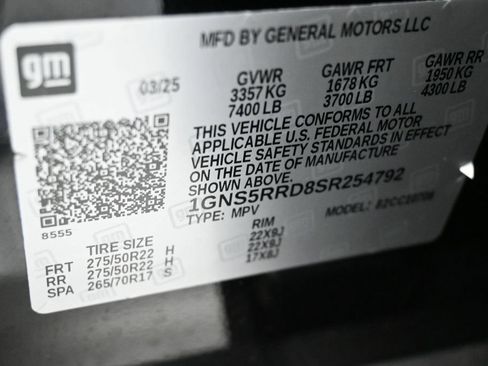 Used 2025 Chevrolet Tahoe RST w/ Comfort Package RWD image 20